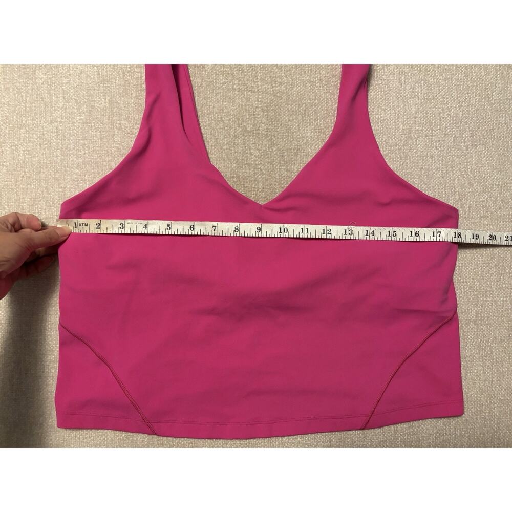 Lululemon Align Tank Top Women’s size 16 Pink W1DUDS *No Pads - Picture 8 of 8